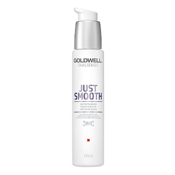 Сыворотка 6-кратного действия для непослушных волос - Goldwell Dualsenses Just Smooth 6 Effects Serum